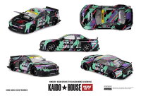 MINI-GT 1/64 Nissan スカイライン GT-R R34 Kaido Works (V2 エアロ) HKS(右ハンドル) 【KHMG280】 (ミニカー)