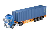 トミカリミテッドヴィンテージ NEO 1/64 LV-N292e 日野プロフィア 40ft海上コンテナトレーラ（東邦車輛TC36H1C34）（青） (ミニカー)