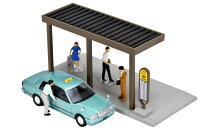 トミカリミテッドヴィンテージ NEO ジオコレ64 #カースナップ04c タクシー乗り場（トヨタ クラウンセダン付属） (ミニカー)