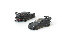 POP RACE 1/64 RWB 930 マットブラック「ステラ・アルトワ」 【PR640468】 (ミニカー)