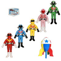 バイナルアーカイブスプロジェクトポピー 復刻版せいぞろい秘密戦隊ゴレンジャー ハリケーンセット (フィギュア)