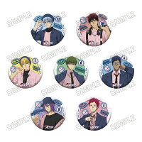 アニメ「黒子のバスケ」 描き下ろし缶バッジコレクション