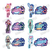 アイカツ！ 10th STORY ~未来へのSTARWAY~ 描き下ろしダイカットステッカーコレクション【サイバーミュージックver．】