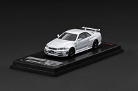 ignition model Nissan Skyline GT-R (BNR34) NISMO customized White (1/64 Scale) 【IG4175】 (ミニカー)