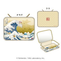 星のカービィ ふわふ和コレクション クリアポーチ プププ三十六景 フロートアイランズ沖浪裏