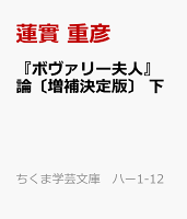 『ボヴァリー夫人』論〔増補決定版〕　下